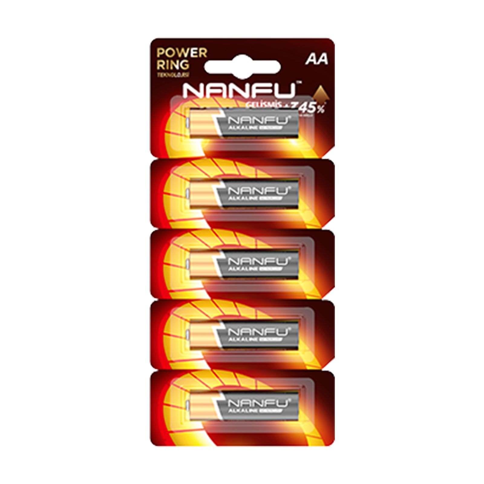 Nanfu 1.5v Alkalin Pil - AA LR6 (5 Adet) Nanfu 1.5v Alkalin Pil - AA LR6 (5 Adet)